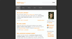 Desktop Screenshot of phpguru.cz